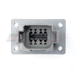 Deutsch DT 8-Way Flange Mount Receptacle Kit keyway detail
