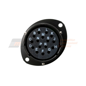 Autosport 16-Way Bulkhead Connector Keyway - Red 02016SN Autosport 16-Way Bulkhead Connector Keyway - Red 02016SN