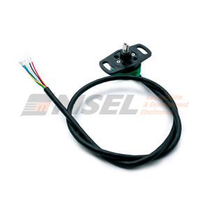 Contactless 32mm Dual Track 40 Degree Male Spring Drive Rotary Sensor