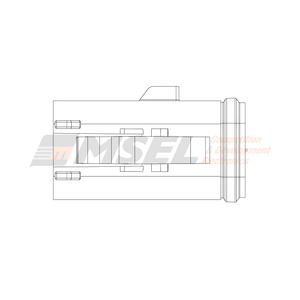 CONXT06-18K. Deutsch DT-XT 18-Way Plug Connector Side