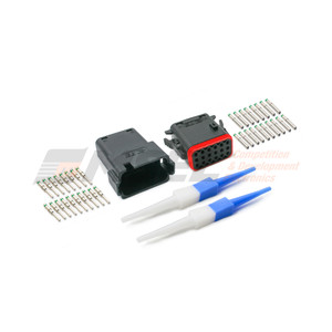 CONXT06-18K. Deutsch DT-XT 18-Way Connector Kit with Green Band Terminals