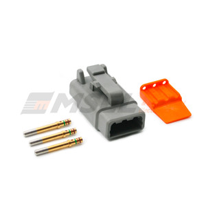 Deutsch DTM 3-Way Plug Kit No Heat Shrink Gland Plug Kit