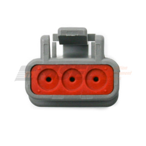 Deutsch DTM 3-Way Plug Kit No Heat Shrink Gland Back