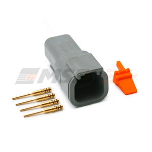 Deutsch DTM 4-Way Receptacle Kit. DTM06-4P.