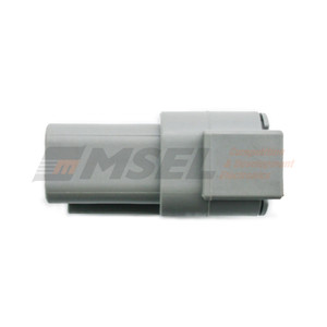 Deutsch DTM 12-way DTM06-12PA receptacle side view. DTM06-12P.
