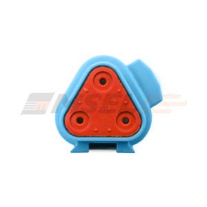 Deutsch Colour DT 3-Way Receptacle Kit Rear View. DT04-3P-TN07.
