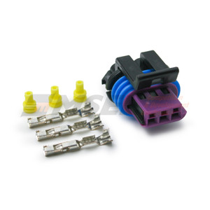 Delphi Connector Kit - 3 Way with Mushroom Keyway