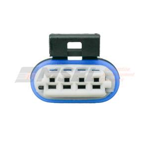 4-Way Delphi Connector Kit with Cross Keyway Front