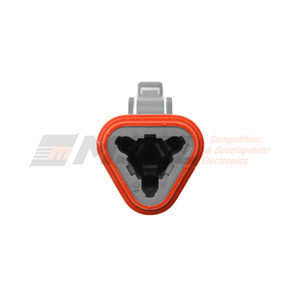 Deutsch DT series 3-way plug keyway