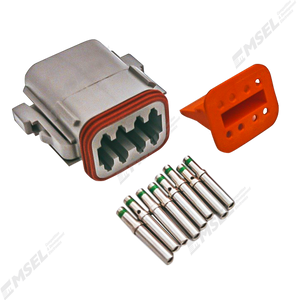 Deutsch DT 8-Way Plug Kit with Solid Sockets