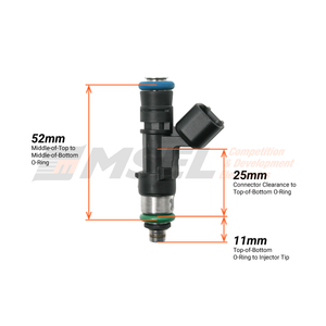 Xpsurt 1000cc high impedance flow matched fuel injector