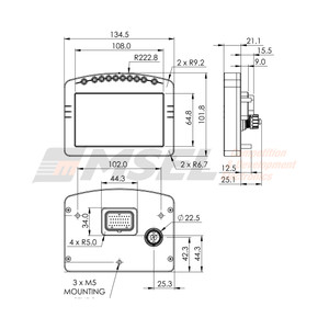 Motec C125 5" Colour Display