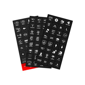 Motec Replacement Keypad Label Sheets