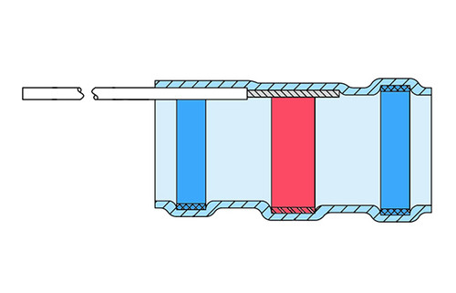 Solder Sleeve - 4.3mm - with drain wire