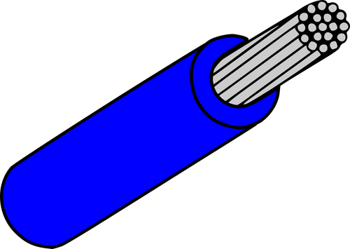 Wire Mil Spec M22759/32 Blue 24AWG Wire