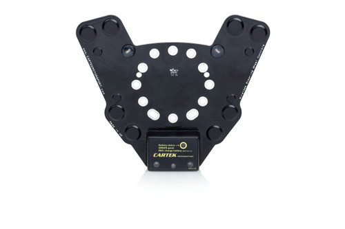 Rear view of Cartek steering wheel panel