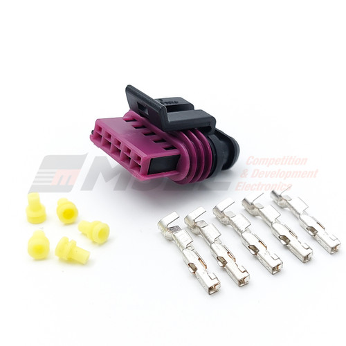 IGN1A smart coil push to seat 5-way female connector kit
