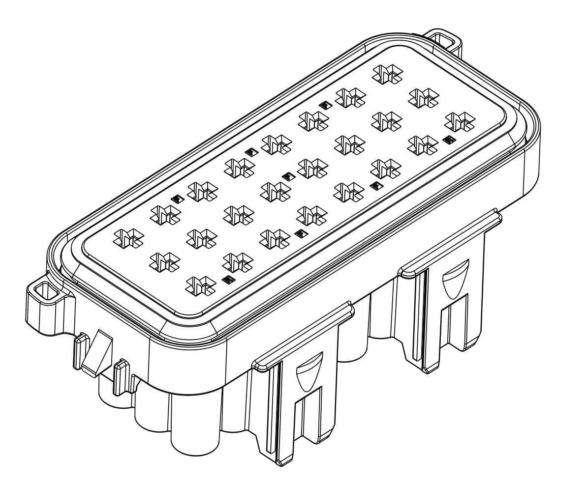 sealed fuse relay holder 2318967-1