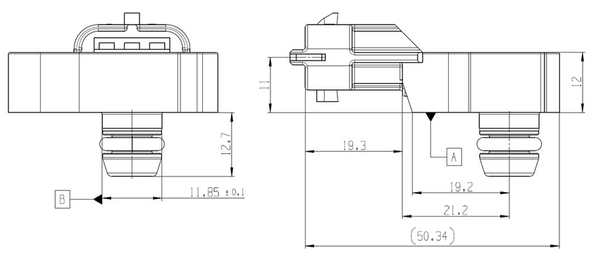 Bosch 2.7 Bar LS engine map senosr