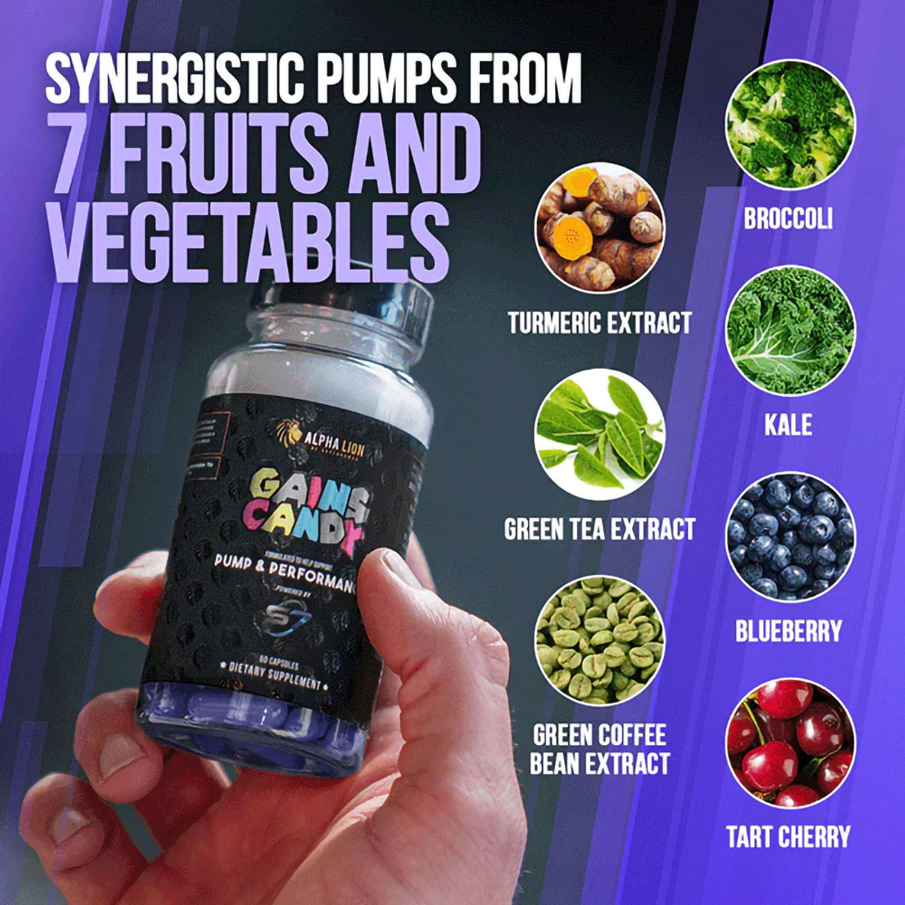 Alpha Lion Gains Candy S7 60 Capsules Alpha Lion Gains Candy S7 60 Capsules