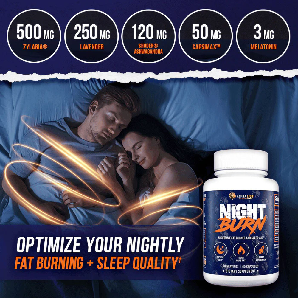 Alpha Lion Night Burn 60 Capsules
