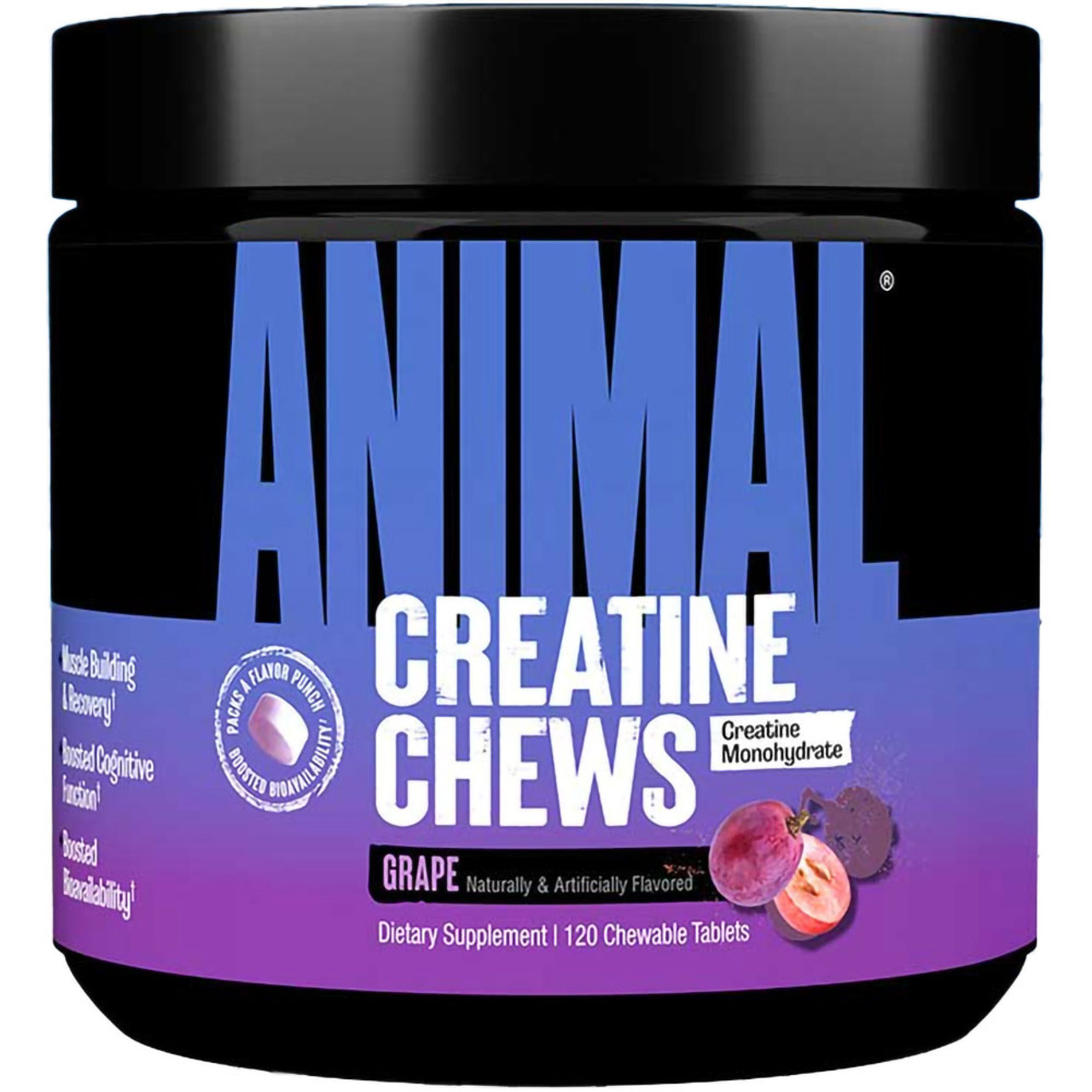 Animal Creatine Chews 120 Chewable Tablets