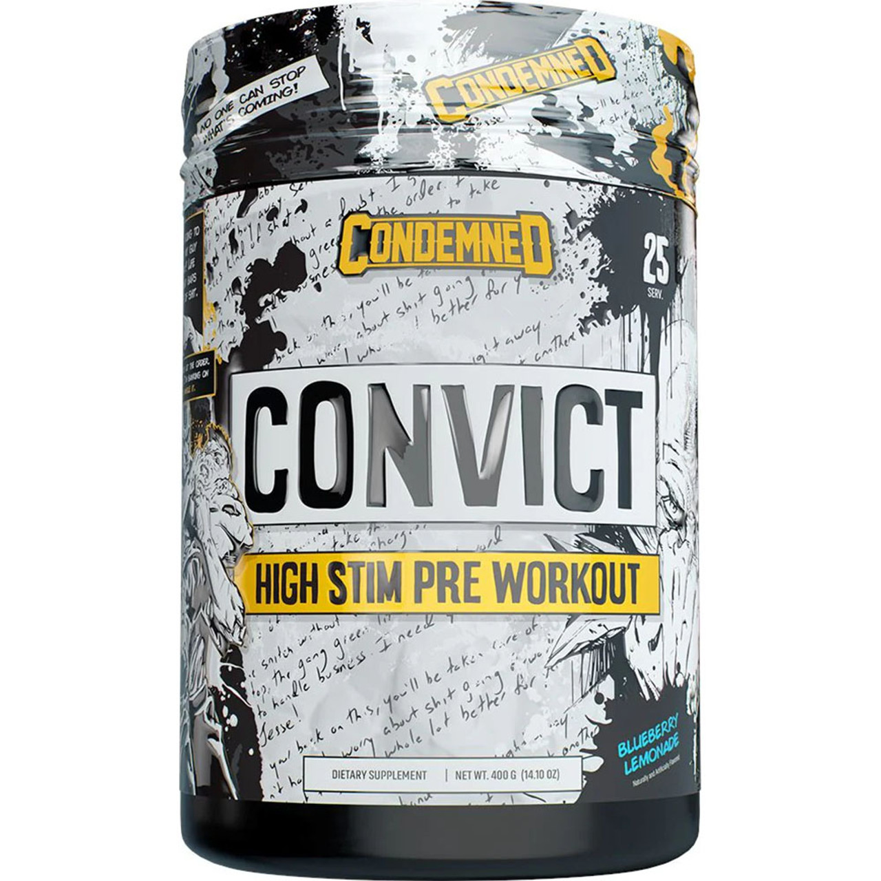 Convict Pre-Workout Blueberry Lemonade Convict Pre-Workout Blueberry Lemonade
