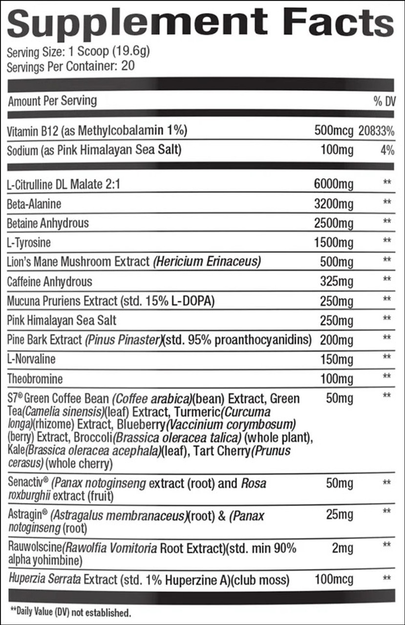 GEC LFL Pre-Workout 20 Servings GEC LFL Pre-Workout 20 Servings