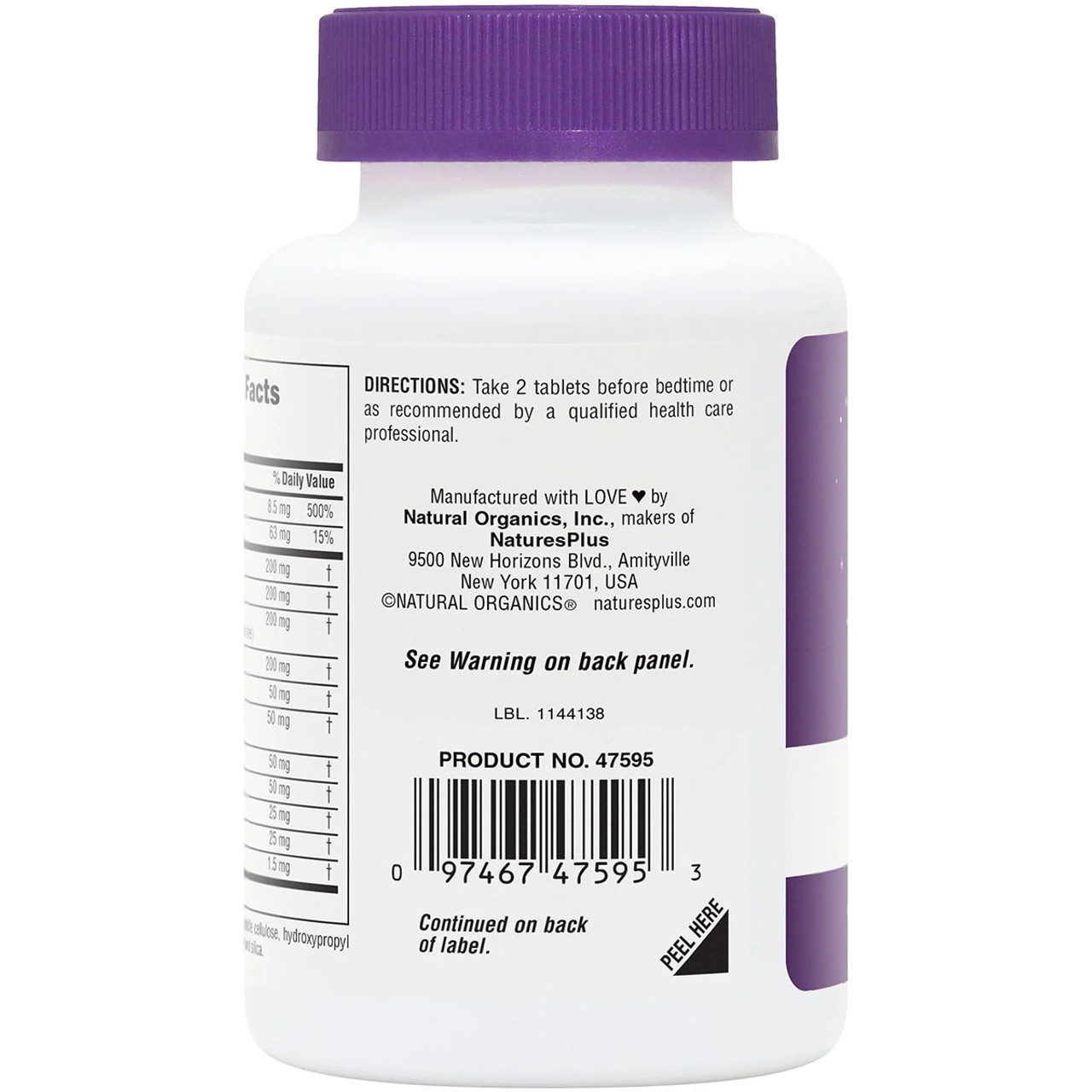 NaturesPlus Dreaminol Tri-Phase Complex 60 Tablets NaturesPlus Dreaminol Tri-Phase Complex 60 Tablets