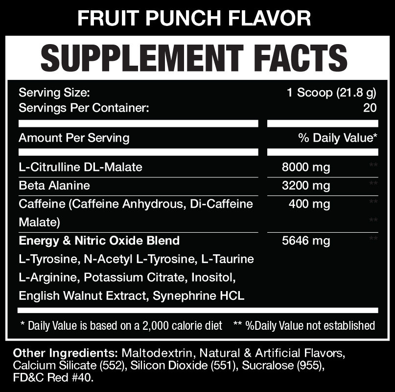 Volt On Labs Almighty Stim 20 Servings