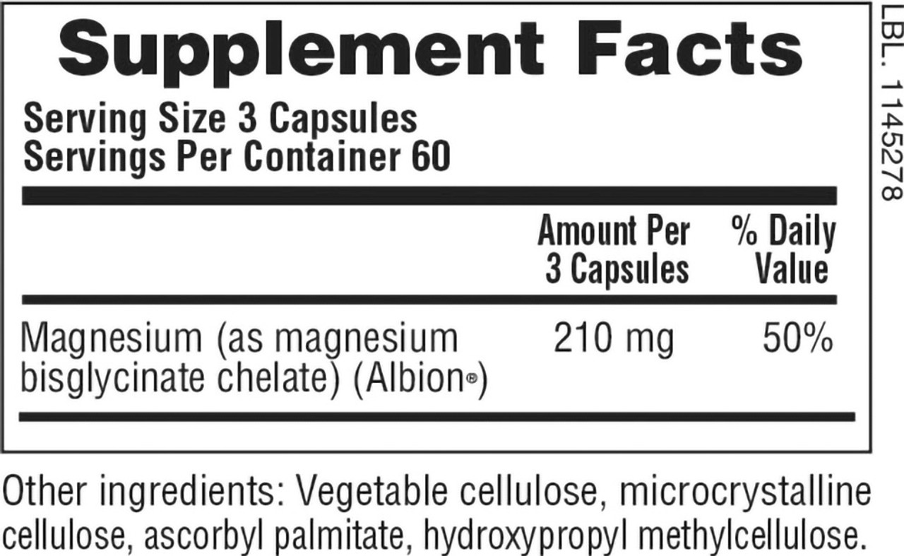 NaturesPlus Magnesium Bisglycinate 180 Capsules NaturesPlus Magnesium Bisglycinate 180 Capsules