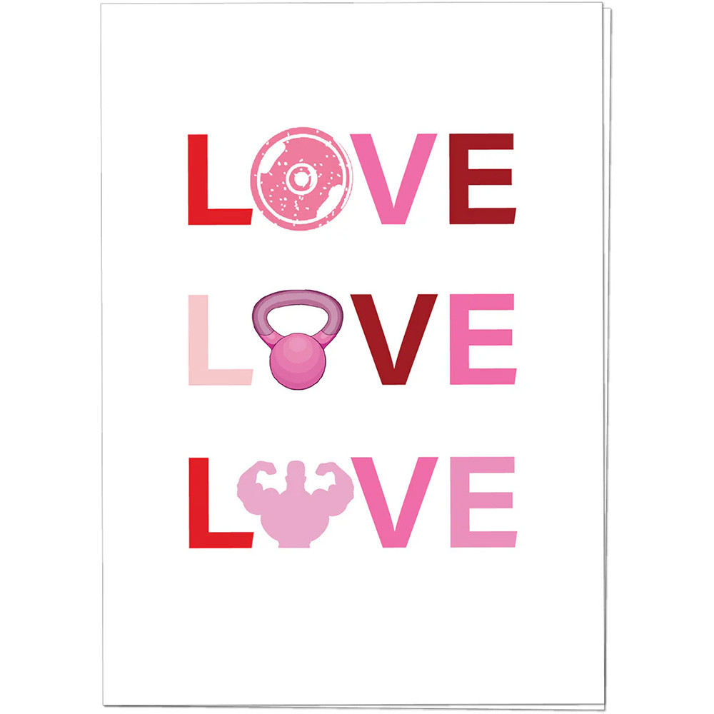 Love Love Love Valentine's Day Card