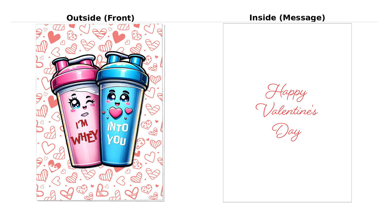 Whey Into You Card Inside