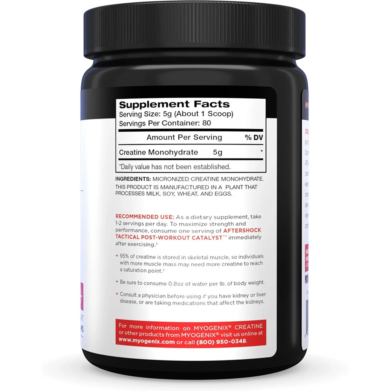 Myogenix Creatine Monohydrate 400 Grams (80 Servings) Myogenix Creatine Monohydrate 400 Grams (80 Servings)