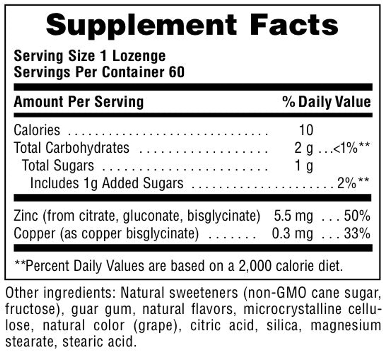 NaturesPlus Immune Zinc 60 Lozenges NaturesPlus Immune Zinc 60 Lozenges