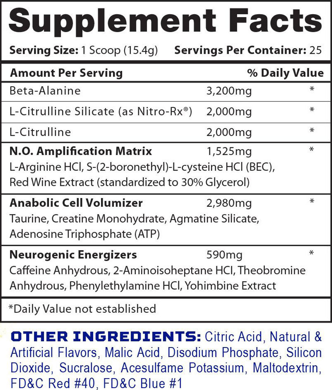 Hi-Tech Amp3d 25 Servings