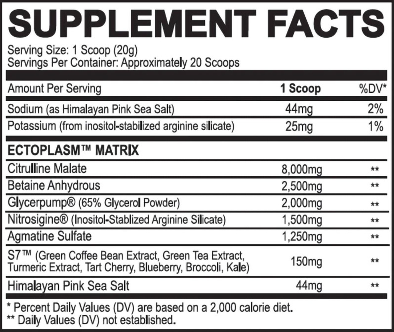 Black Magic ECTO PLASM Non-Stimulant Pump Igniter 20 Scoops Black Magic ECTO PLASM Non-Stimulant Pump Igniter 20 Scoops