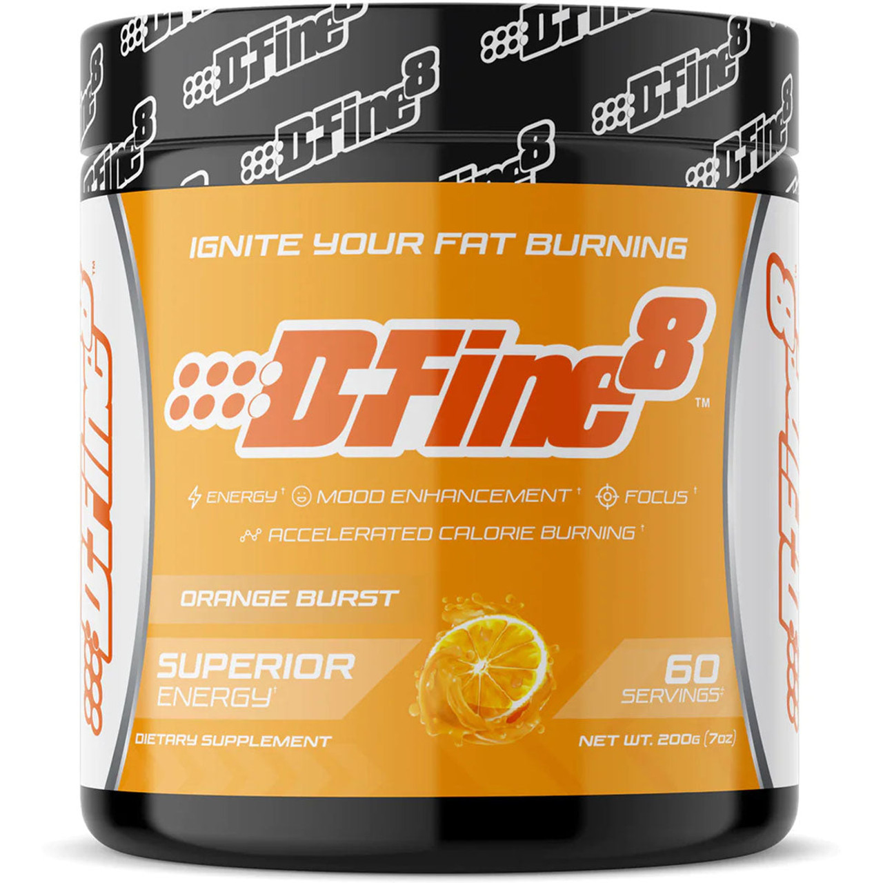 D-Fine8 Thermogenic Fat Burner Orange Burst D-Fine8 Thermogenic Fat Burner Orange Burst
