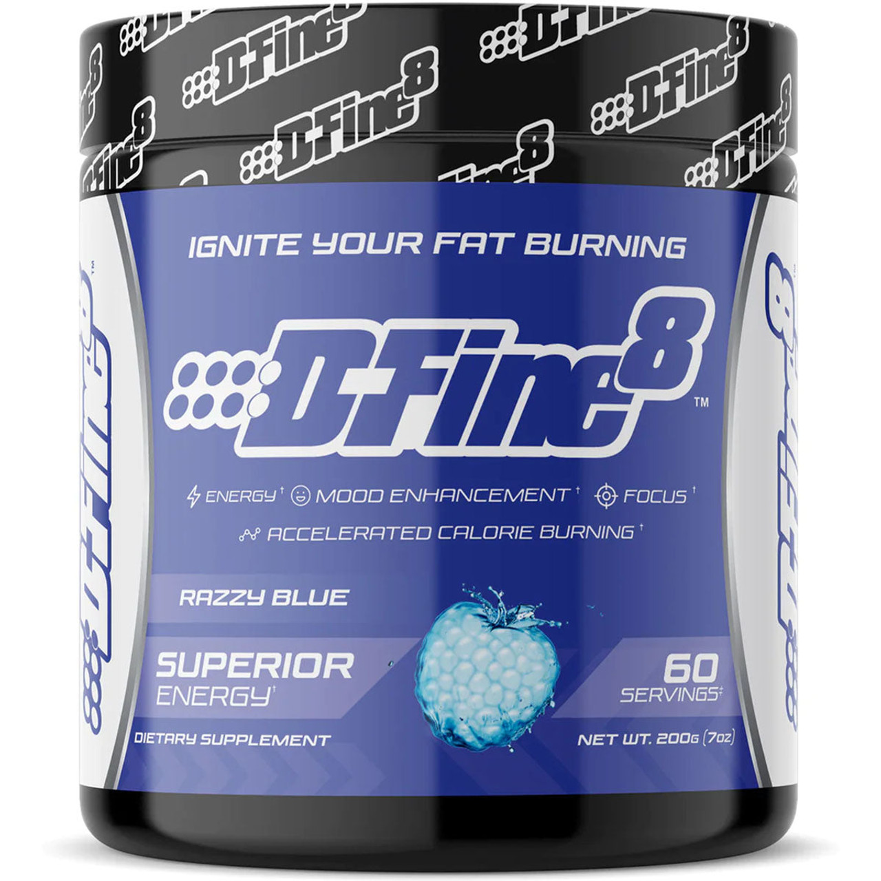 D-Fine8 Thermogenic Fat Burner Razzy Blue D-Fine8 Thermogenic Fat Burner Razzy Blue