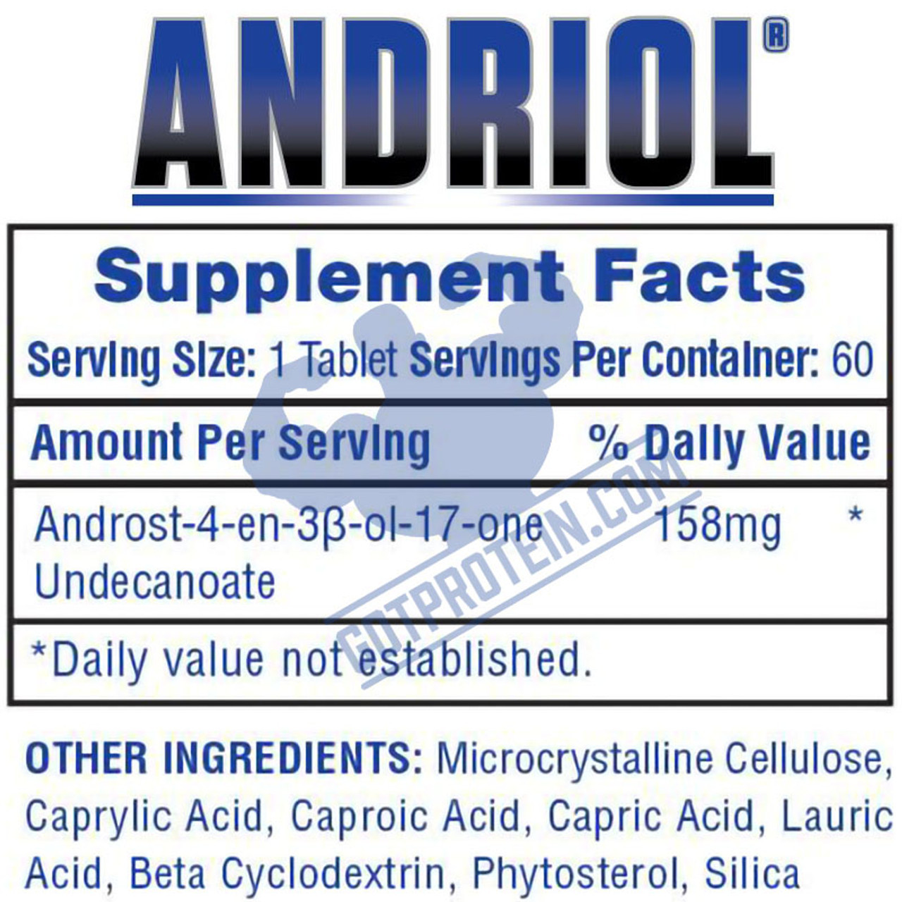 Hi-Tech Andriol - 60 Tablets Hi-Tech Andriol - 60 Tablets