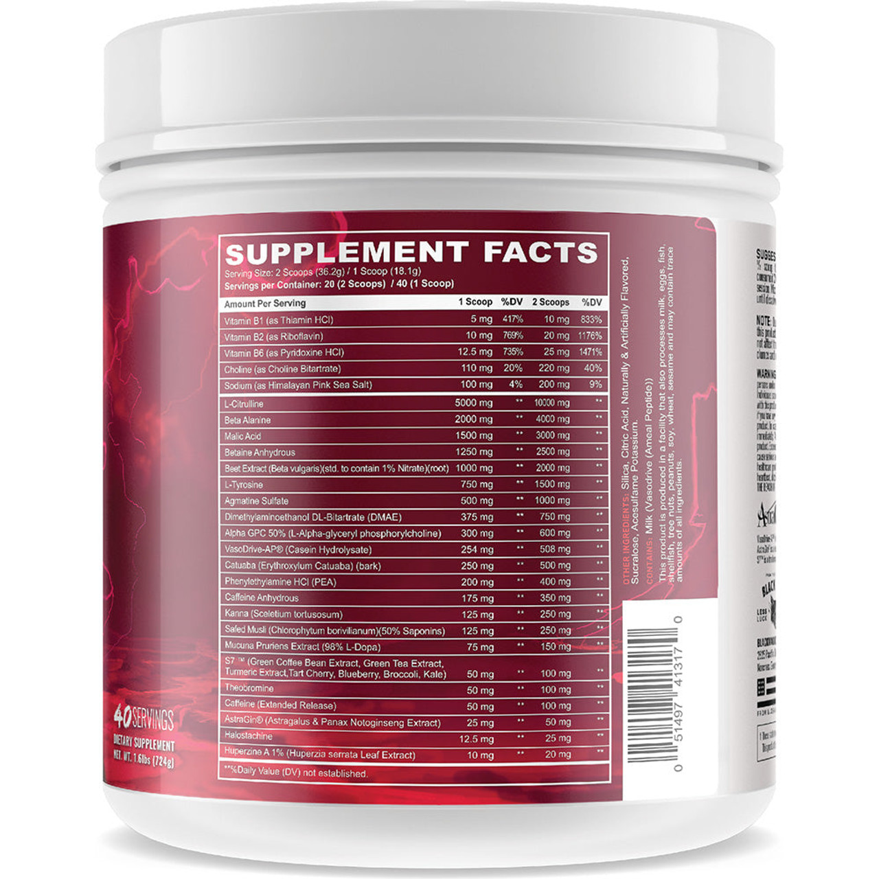 Black Magic x Panda - Sinister Limited Edition Pre-Workout 20/40 Servings Black Magic x Panda - Sinister Limited Edition Pre-Workout 20/40 Servings