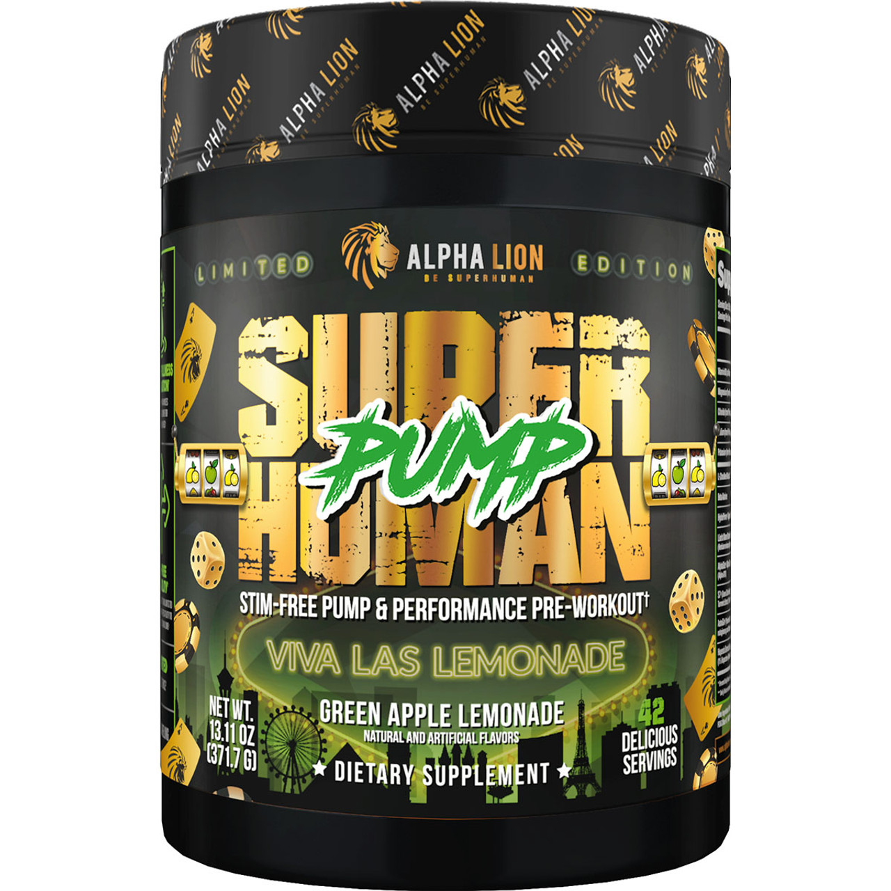 Alpha Lion SuperHuman Pump 42 Servings Alpha Lion SuperHuman Pump 42 Servings