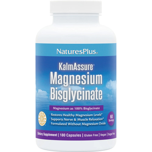 NaturesPlus Magnesium Bisglycinate 180 Capsules NaturesPlus Magnesium Bisglycinate 180 Capsules