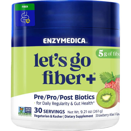 Enzymedica Let's Go Fiber+ 30 Servings Enzymedica Let's Go Fiber+ 30 Servings