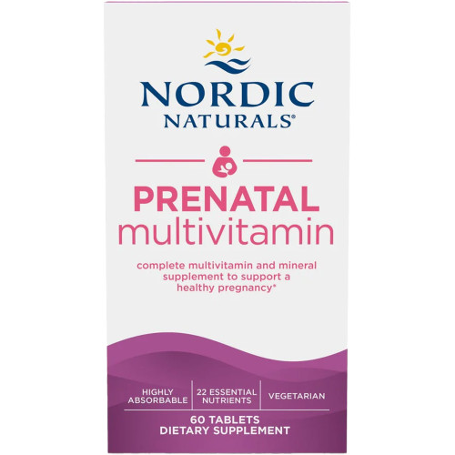 Nordic Naturals Prenatal Multivitamin 60 Tablets