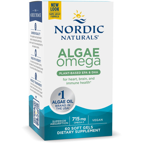 Nordic Naturals Algae Omega 60 Softgels