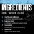Animal Flex Ingredients