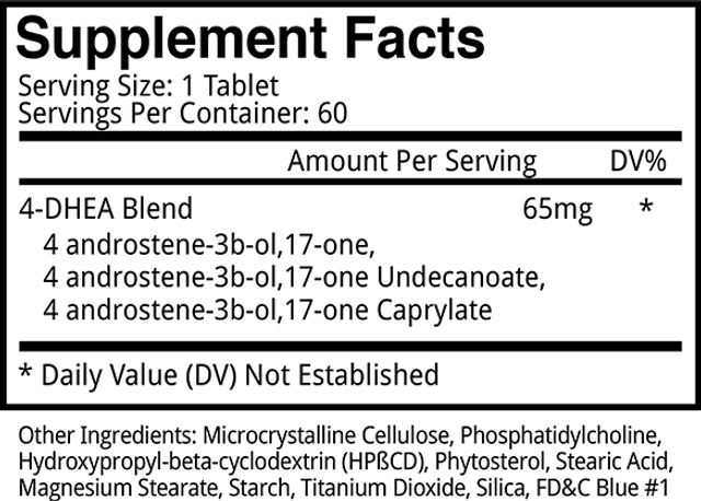 Blackstone Labs Brutal 4ce Supplement Facts