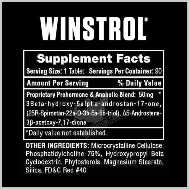 Winstrol Supplement Facts