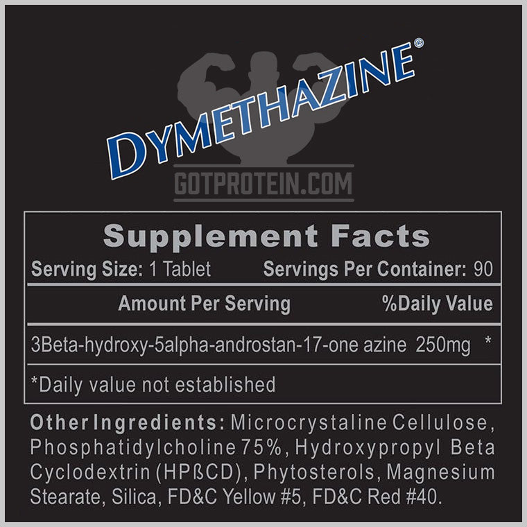 Dymethazine Supplement Facts